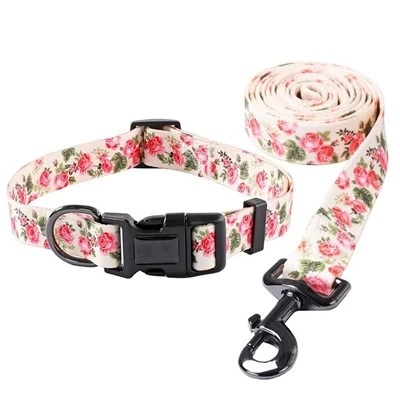 Conjunto de coleira para cachorro de sublimação